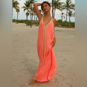 Pitusa Inca Sundress | Neon | Watermelon | Petite